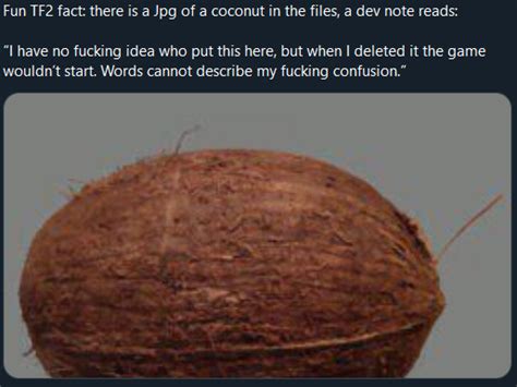 tf2 load bearing coconut.